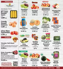 Sunset Foods weekly ad week 36 Page 8: Andy Boy Head Lettuce €2,99, Prima peaches & nectarines €3,49