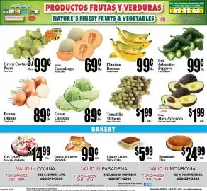 Baja Ranch weekly ad week 36 Page 4: Tomatillo Milpero €1,99, Green Cabbage €0,89