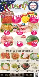 Arteagas Food Center weekly ad week 36 Page 1: Arteagas Pork Chorizo €4,59, Arteaga's Chicken Salad €4,99