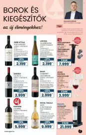 Spar akciós újság | Alkohol Oldal 11: Gere Attila Portugieser €2.199,00, Konyári Loliense €5.999,00