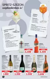 Spar akciós újság | Alkohol Oldal 16: Aperol €4.499,00, I HEART PROSECCO €1.999,00