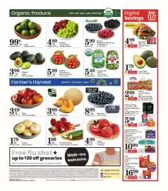 Pavilions weekly ad week 36 Page 8: Red Bell Peppers or Hot House Cucumbers €1,99, Butterball ground turkey €4,99