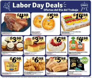 Fresco y Más weekly ad week 36 Page 5: Hand Decorated Strawberry Shortcake €6,98, Cornbread Made in store €3,98