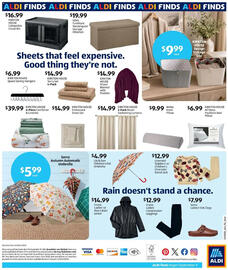 Aldi weekly ad week 37 Page 2: Kirkton House Room Darkening Curtains €14,99, Crane ladies' rain jacket €14,99