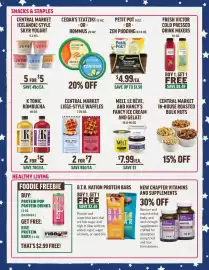 Central Market weekly ad week 36 Page 5: Melt, Le Rêve, and Nancy's Fancy Ice Cream and Gelati €7,99