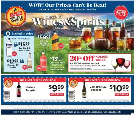 ShopRite (valid until 15-09)