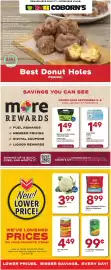 Coborn's weekly ad week 36 Page 2: Food Club whole kernel corn €0,99, Tyson Breaded Chicken Strips or Anytizers €8,99