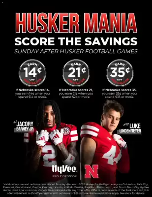 Hy-Vee (valid until 31-12)