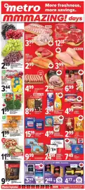 Metro flyer week 36 Page 1: Party size deluxe fruit salad caesar chicken salad €11,99