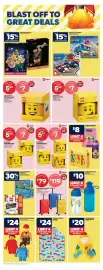 Real Canadian Superstore flyer week 36 Page 29: Lego storage heads €5,60, Lego lunch sets €8,00