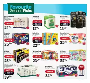 Sobeys Liquor flyer week 36 Page 6: Lake Life Selected Varieties €22,99, Olé cocktail co. tequila variety pack €39,99