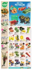 Sobeys flyer week 36 Page 7: Compliments baby spinach, baby arugula or spring mix €3,50, Red Carrots €2,29