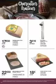 Catalogue Monop' semaine 36 page 14: Jambon Serrano €18,00, Rostello Rôti de jambon aux herbes €22,50