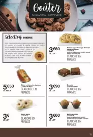 Catalogue Monop' semaine 36 page 19: Gâche €5,50, Brownie €3,90