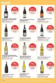 Catalogue Monop' semaine 36 page 22: Frontignan Muscat de Frontignan A.O.C. €7,48, La Perrière Vin de France Pinot Noir €4,63