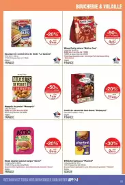 Catalogue Monop' semaine 36 page 55: Monoprix Nuggets de poulet €1,34, ACCRO Steak végétal spécial burger €3,56