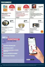 Catalogue Monop' semaine 36 page 58: Labeyrie Saumon Atlantique fumé €11,99, Moules de Bouchot €7,99