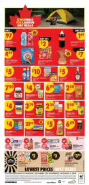 No Frills flyer week 36 Page 6: Gatorade sport drinks €21,50, Hershey's snack size chocolates or twizzlers candy €6,99