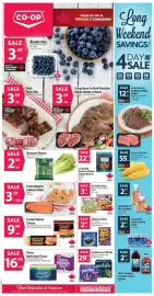 Co-op flyer week 36 Page 1: Purex Bathroom Tissue €16,99, Cracker Barrel Cheese €9,99