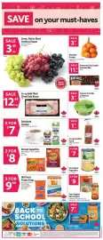 Co-op flyer week 36 Page 2: Seedless Grapes €3,49, Ben's Original Bistro Express €9,00