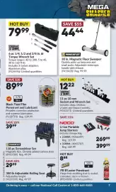 Princess Auto flyer Page 10: Black Fluid Film Penetrant and Lubricant €89,99, Noco Li-ion Portable Jump Starters €269,99