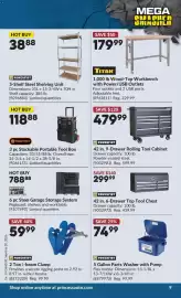 Princess Auto flyer Page 12: Powerfist 5-Shelf Steel Shelving Unit €38,88, Powerfist 2 Ton I-beam Clamp €59,99