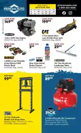 Princess Auto flyer Page 2: DeWalt 1,600a li-ion portable jump starter/usb power bank €99,99