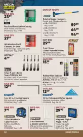 Princess Auto flyer Page 27: Estwing sledge hammers €59,99, Powerfist 3 pc Aluminum L-Square Level Set €9,99