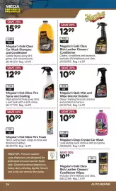 Princess Auto flyer Page 29: Meguiar's Quik Mist and Wipe Interior Detailer €10,99, Meguiar's Deep Crystal Car Wash €10,99
