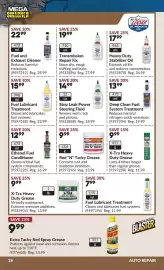 Princess Auto flyer Page 31: Lucas fuel lubricant treatment €7,99, Lubegard transmission repair fix €19,99