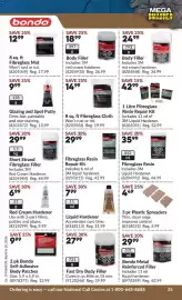 Princess Auto flyer Page 38: Liquid Hardener €7,99, Bondo Fast Dry Body Filler €27,99
