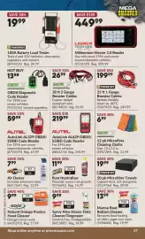 Princess Auto flyer Page 40: Blaster rust neutralizer €11,99, Grip 20 ft 2 Gauge Booster Cables €26,99
