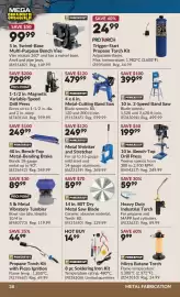 Princess Auto flyer Page 41: Powerfist metal shrinker and stretcher €249,99