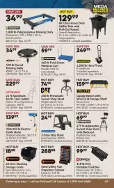 Princess Auto flyer Page 46: Cat 350 lb Pneumatic Swivel Shop Stool €74,99, Gracious Living 2-Step Step Stool €24,99