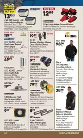 Princess Auto flyer Page 47: Forcefield High-Vis Utility Backpacks €79,99, Powerfist close-fit mechanic's gloves €9,99