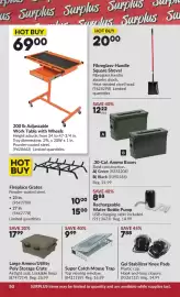 Princess Auto flyer Page 53: 200 lb Adjustable Work Table with Wheels €69,00, Super Catch Mouse Trap €9,99