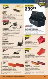Princess Auto flyer Page 65: Cat 350 lb Truck/Suv Over-Wheel Step €59,99, Powerfist wireless trailer backup camera €129,99