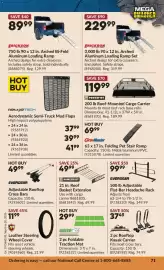 Princess Auto flyer Page 75: Erickson 750 lb 90 x 12 in. Arched Bi-Fold Aluminum Loading Ramp €89,99
