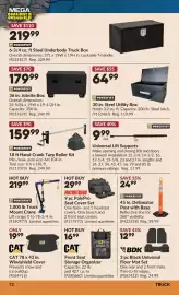 Princess Auto flyer Page 76: Powerfist 30 in. Steel Utility Box €64,99, Powerfist 1,000 lb Truck Mount Crane €219,99
