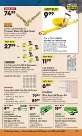 Princess Auto flyer Page 79: CargoMaster 30 pc Assorted Bungee Set €6,88, Erickson cargo nets with cam buckle straps €79,99