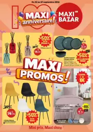 Catalogue Maxi Bazar page 1: Midnight Assiette à dessert €3,49, Cocon microfibre €9,99