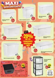 Catalogue Maxi Bazar page 17: Linea Boite de rangement €4,79, Linea Boite de rangement €10,39