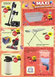 Catalogue Maxi Bazar page 18: Saphir Table à repasser €39,99, Techwood Aspirateur balai 2 en 1 €39,99