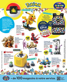 Catalogue La Grande Récré page 20: LEGO Pokémon L'évasion du labo de Mewtwo €69,99, LEGO Arcanin €95,99