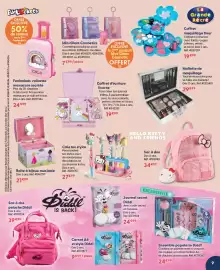 Catalogue La Grande Récré page 9: Boîte à bijoux musicale €21,99, Coffret d'écriture licorne €19,99