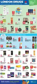 London Drugs flyer week 36 Page 1: Kotex Pads or Liners €10,99, Hardbite Chips €3,00