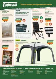 Tentworld catalogue week 36 Page 8: Supex Glow-in-the-Dark Screw In Peg Kit €29,95, The Slow Road Cookbook €44,95