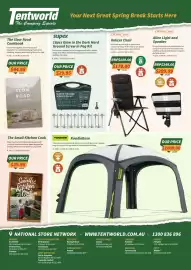 Tentworld catalogue week 36 Page 8: Supex Glow-in-the-Dark Screw In Peg Kit €29,95, The Slow Road Cookbook €44,95