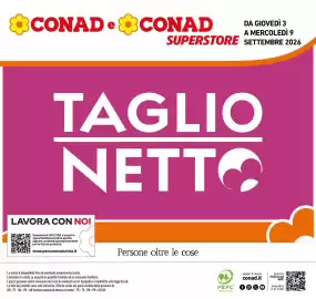 Volantino Conad Superstore settimana 36 Pagina 1