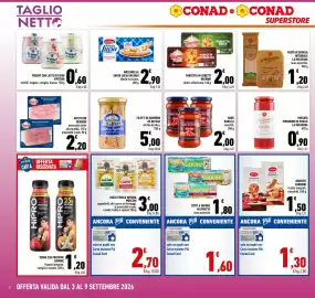 Volantino Conad Superstore settimana 36 Pagina 2: Affettato Negroni €2,20, Filetti di Sgombro Às do Mar €5,00